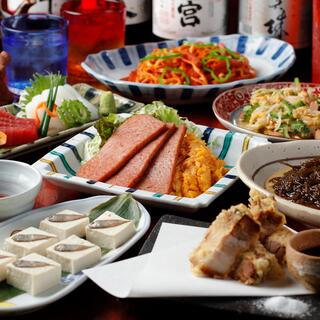 Enjoy Okinawan specialties with an all-you-can-drink course! For gatherings and special occasion meals