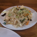 明月園 - 海鮮焼麺