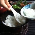 和むら - ご飯はおひつで