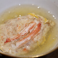 乙味 あさ井 - せいこ蟹 自然薯 射込み真丈 柚子あん掛け