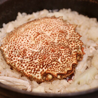 乙味 あさ井 - 富山コシヒカリ 毛蟹 カリフラワー 釜炊きご飯 卵黄醤油漬け 大人の卵かけ 止椀