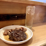 博多のおでん - 『いわしつくね＆すじ』しゃんにシュワシュワたい♪