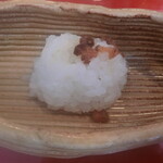 割烹 新多久 - 飯蒸し