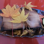 割烹 新多久 - 鮭の味噌柚子焼き