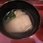 割烹 新多久 - 味噌汁