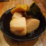 Yumefuusen - 煮物　里芋、南瓜