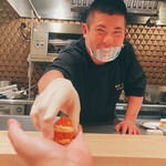 銀座 大石 - アミューズ（by大石シェフ）