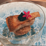 銀座 大石 - のどぐろの炙りすし・キャビアのせ