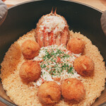 銀座 大石 - 毛ガニと毛ガニのクリームコロッケ