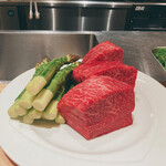 銀座 大石 - ランプ肉