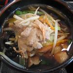 肉汁うどん　肉汁や - つけ汁アップ