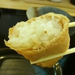 うどん大学 - あげがくるりと巻かれていて美味しかったです