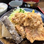 和食処 じなん坊 - ランチメニュー とりのから揚げ 990円