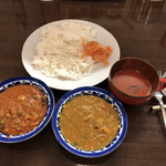 印度料理シタール - ランチセット（カレー2種）