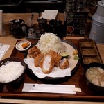 とんかつ けい太 - 南州自然豚のロース膳(140g)