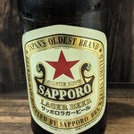Tanoji - 瓶ビール　赤星（700円）
