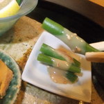 寿司　懐石処　光 - 隠元の胡麻和え　【２０１２年８月　】