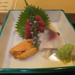 寿司　懐石処　光 - 刺身３点盛り　【　２０１２年８月　】