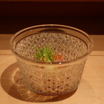 鮨 しみづ - 金目鯛炙りの燻製仕立て