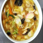 東峰飯店 - 料理写真:広東麺大盛り