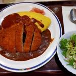 オムライスの店 北極星 - カツカレーオムライス！