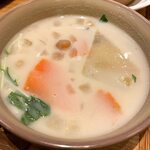 musi-vege+ 阪急三番街店 - 具だくさん温スープ。