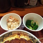 とんかつは飲み物。 - 卯の花   胡瓜浅漬け