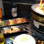 大和屋 - ホルモン盛り・鶏もも