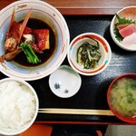 市場の食堂 金目亭 - 極上金目煮つけ定食　1,600円