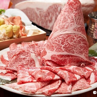 Yakiniku, shabu-shabu, shabu shabu, etc. of Japan's three major Wagyu Yakiniku (Grilled meat) and Sukiyaki Wagyu beef