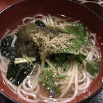 炙りや あんどん - あご出汁にゅうめん〜〜！染み渡る旨さ