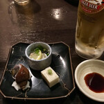 炙りや あんどん - お通しが旨い店は間違いないよねぇ