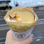 ココイロクレープ - りんごホイップ（560円）_2020年11月