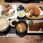 Kaishoumaru - 漁師定食 1,320円税別