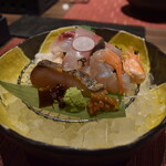 あわじ浜離宮 別荘 鐸海 - 2012_あわじ浜離宮 別荘 鐸海_お造り：旬魚のお造り