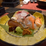 あわじ浜離宮 別荘 鐸海 - 2012_あわじ浜離宮 別荘 鐸海_お造り：旬魚のお造り