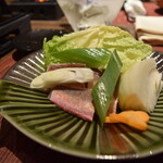 あわじ浜離宮 別荘 鐸海 - 2012_あわじ浜離宮 別荘 鐸海_鍋物：ホウボウのすき焼き