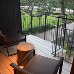 あわじ浜離宮 別荘 鐸海 - 2012_あわじ浜離宮 別荘 鐸海_テラス。風呂上がりに少し涼むのにちょうど良い。