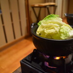 あわじ浜離宮 別荘 鐸海 - 2012_あわじ浜離宮 別荘 鐸海_鍋物：ホウボウのすき焼き