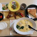 ペンションみなもと - 三日目の朝食の全体像