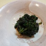 ペンションみなもと - 明日葉の胡麻ダレ和え（二日目の朝食）