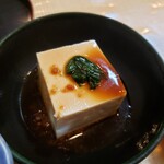 ペンションみなもと - 豆腐の胡麻味噌かけ（二日目の夕食）