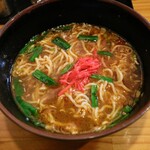かとけんラーメン - 紅しょうがをON