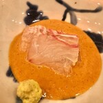 川田 - 2020.11.  鯛と胡麻ダレ