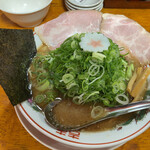 らーめんマルイチ - 濃厚魚介ラーメン+九条ネギ