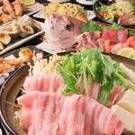 Wago Goro Kabutoya - 黒豚と野菜のチゲ鍋コース