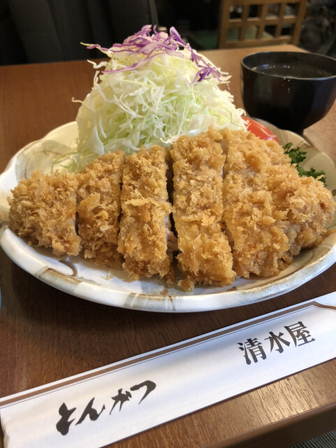 清水屋 しみずや 池袋 とんかつ 食べログ