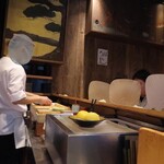 まんてん鮨 - 店内の様子