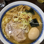 中華そば べんてん - 塩ラーメン(並) 味付玉子トッピング