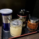 中華そば べんてん - 卓上調味料